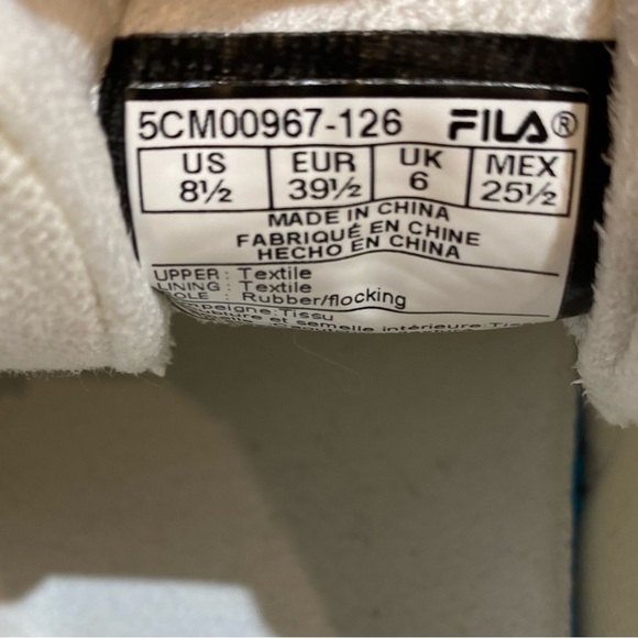 Fila Womens Sandblast Low White Athletic and Training Shoes Sneakers - Picture 7 of 7